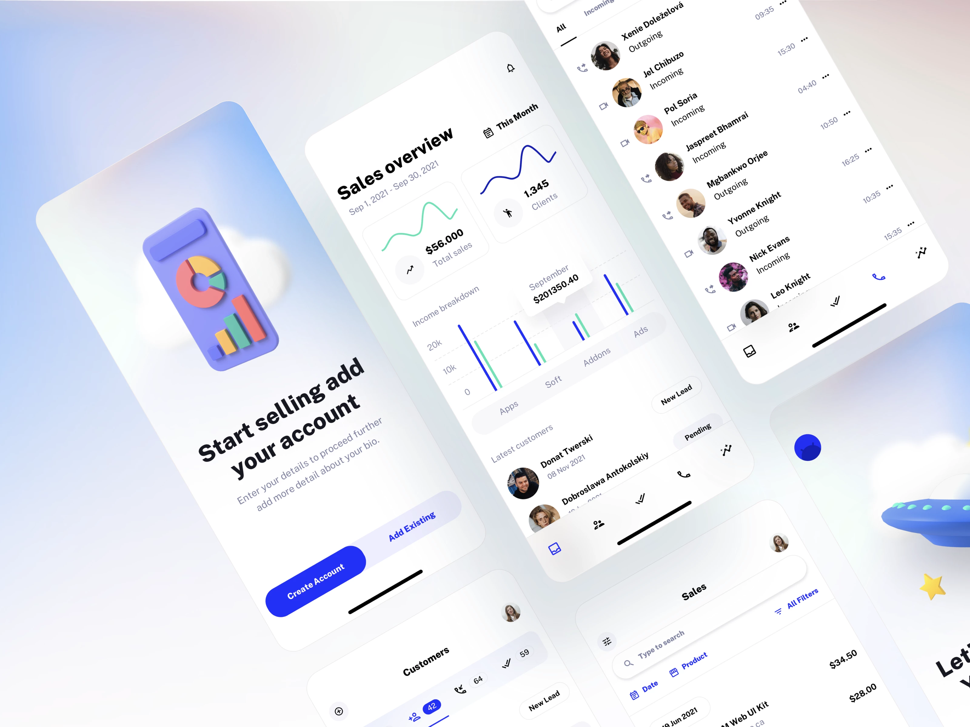 Project Management App Design