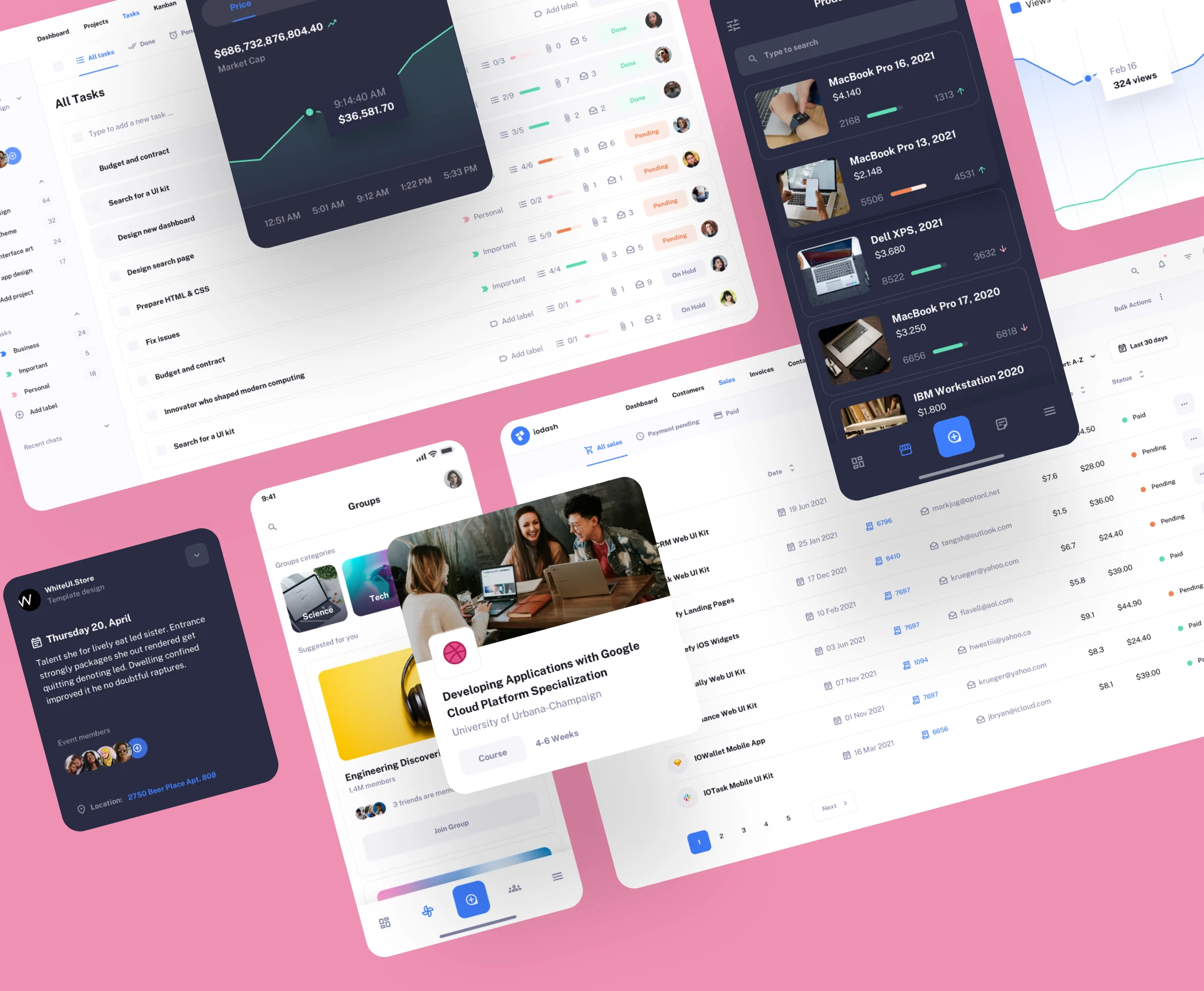 Dashboard UI Kit