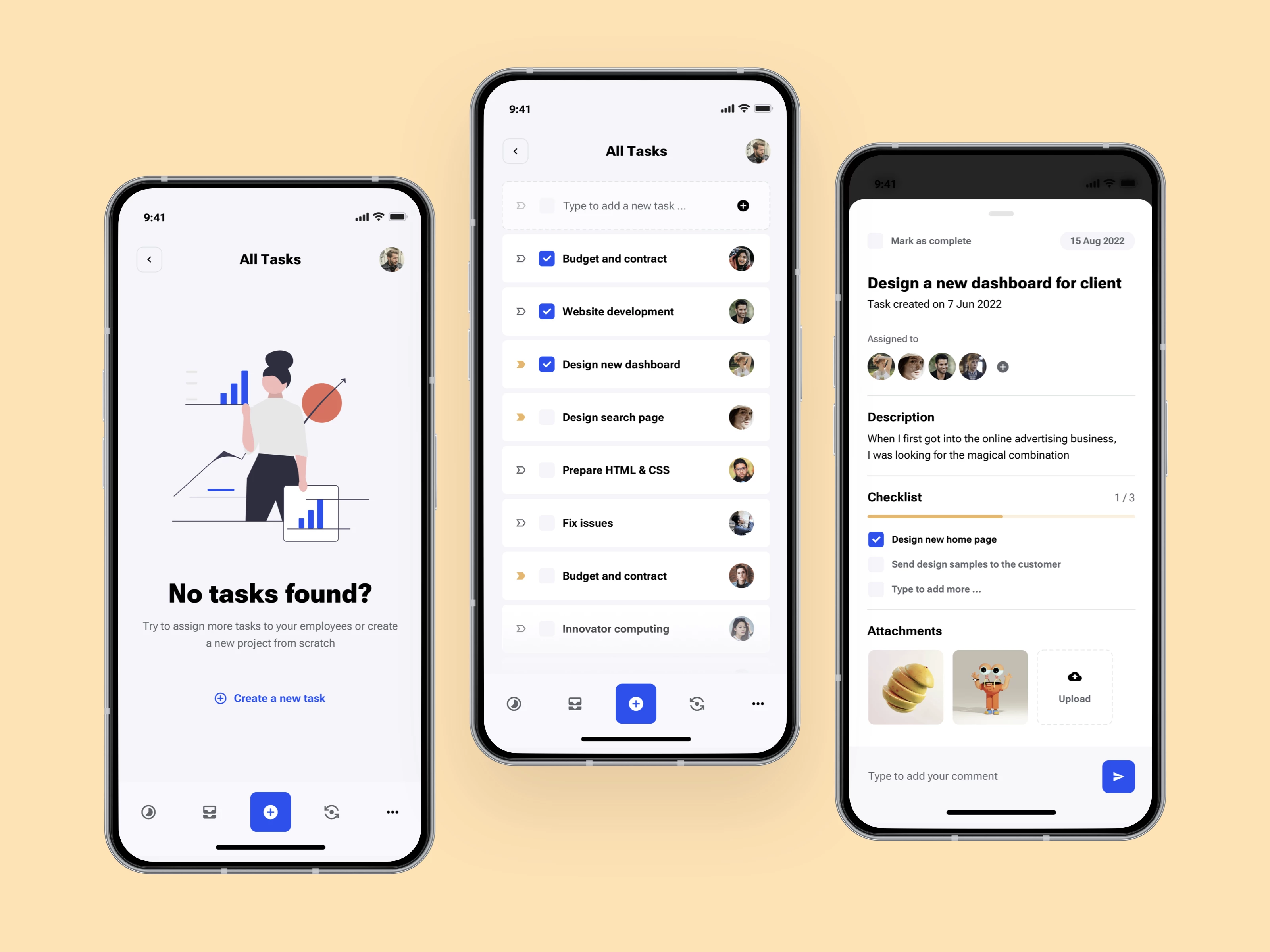Mobile UI Design