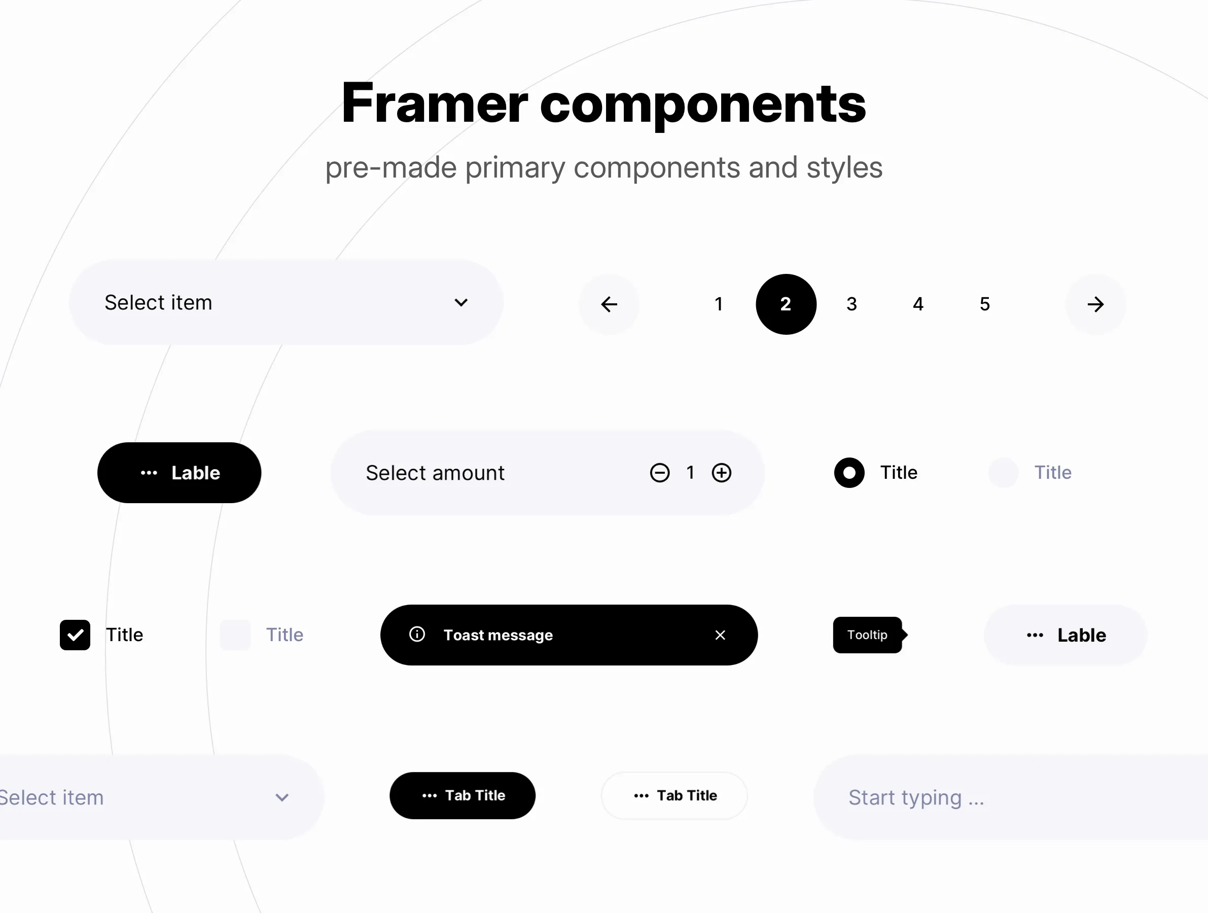 Framer Template for car rental Framer Template for car rental
