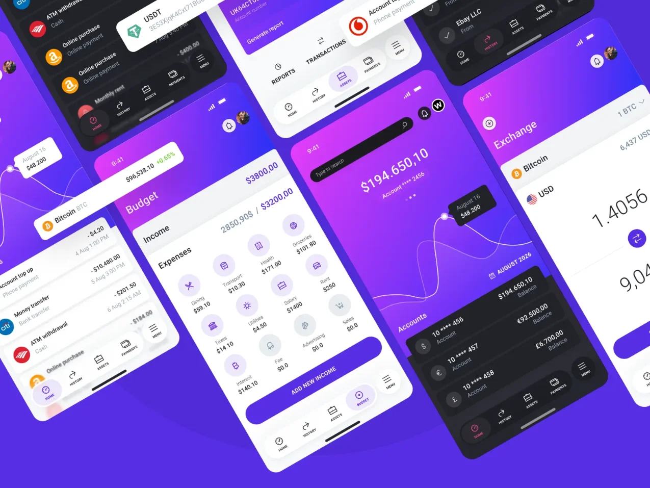 IOWallet Mobile UI Kit