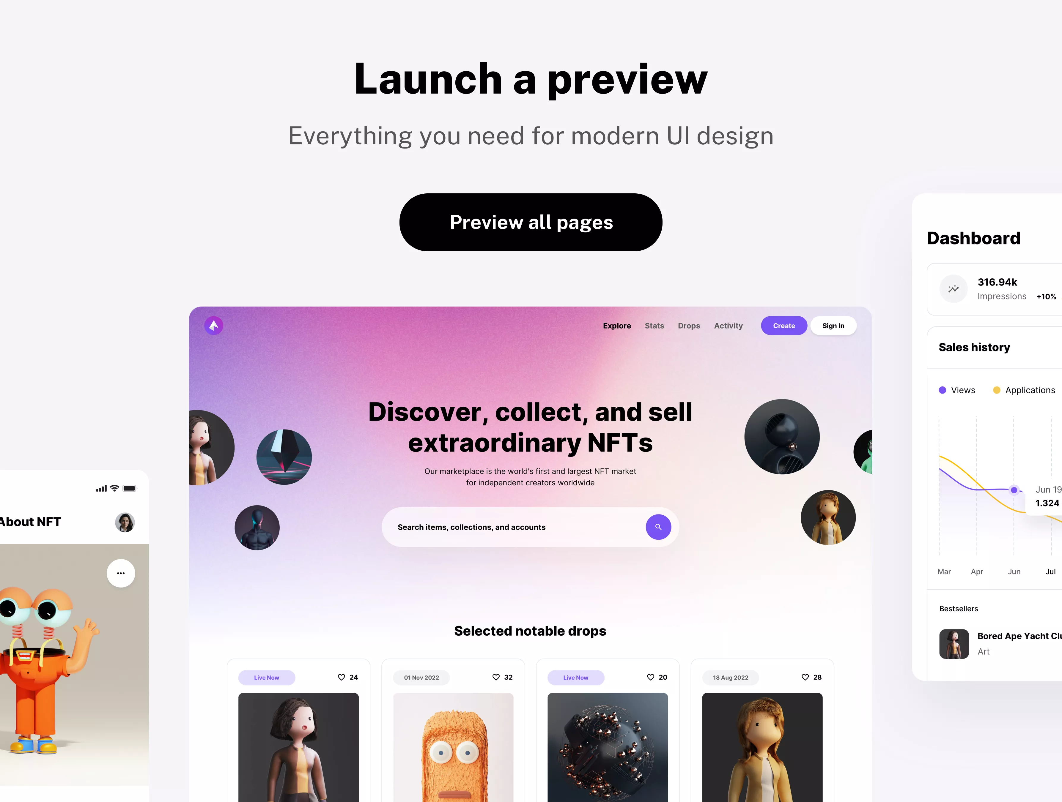 Design System for NFT Marketplace Design Design System for NFT Marketplace Design