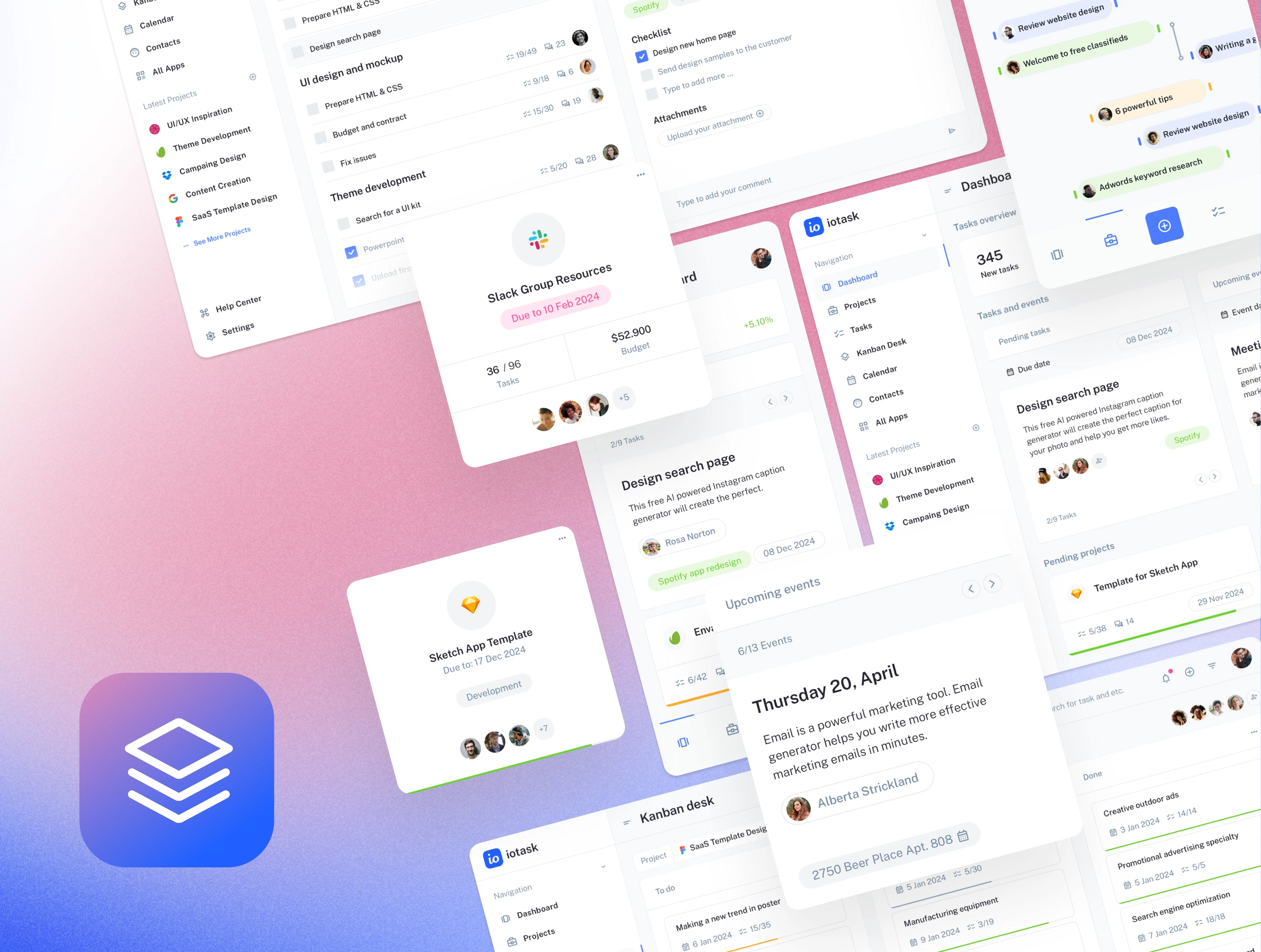 Stunning UI kits collection for SaaS web or mobile app design Stunning UI kits collection for SaaS web or mobile app design