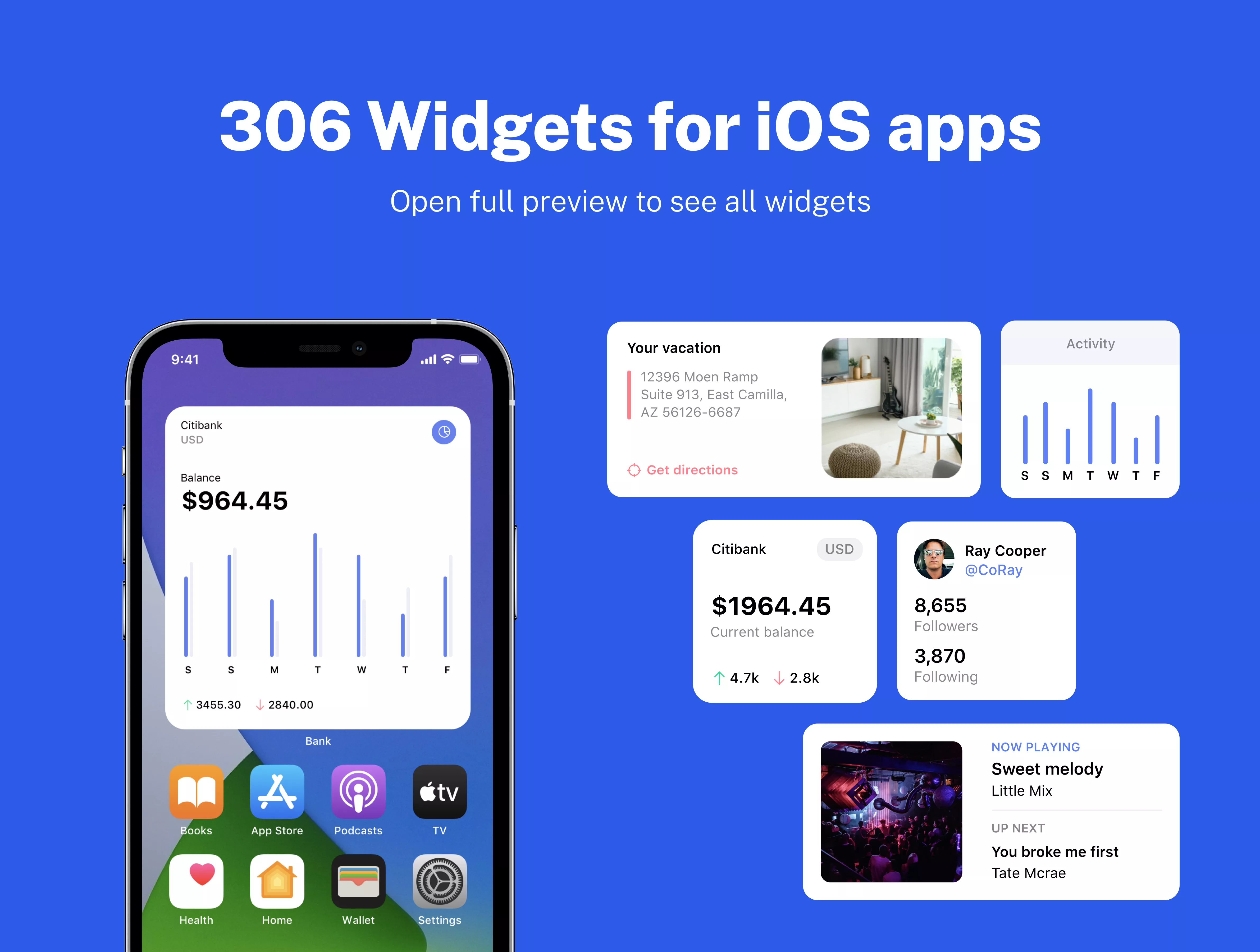 iOS Home Screen Widgets Design iOS Home Screen Widgets Design