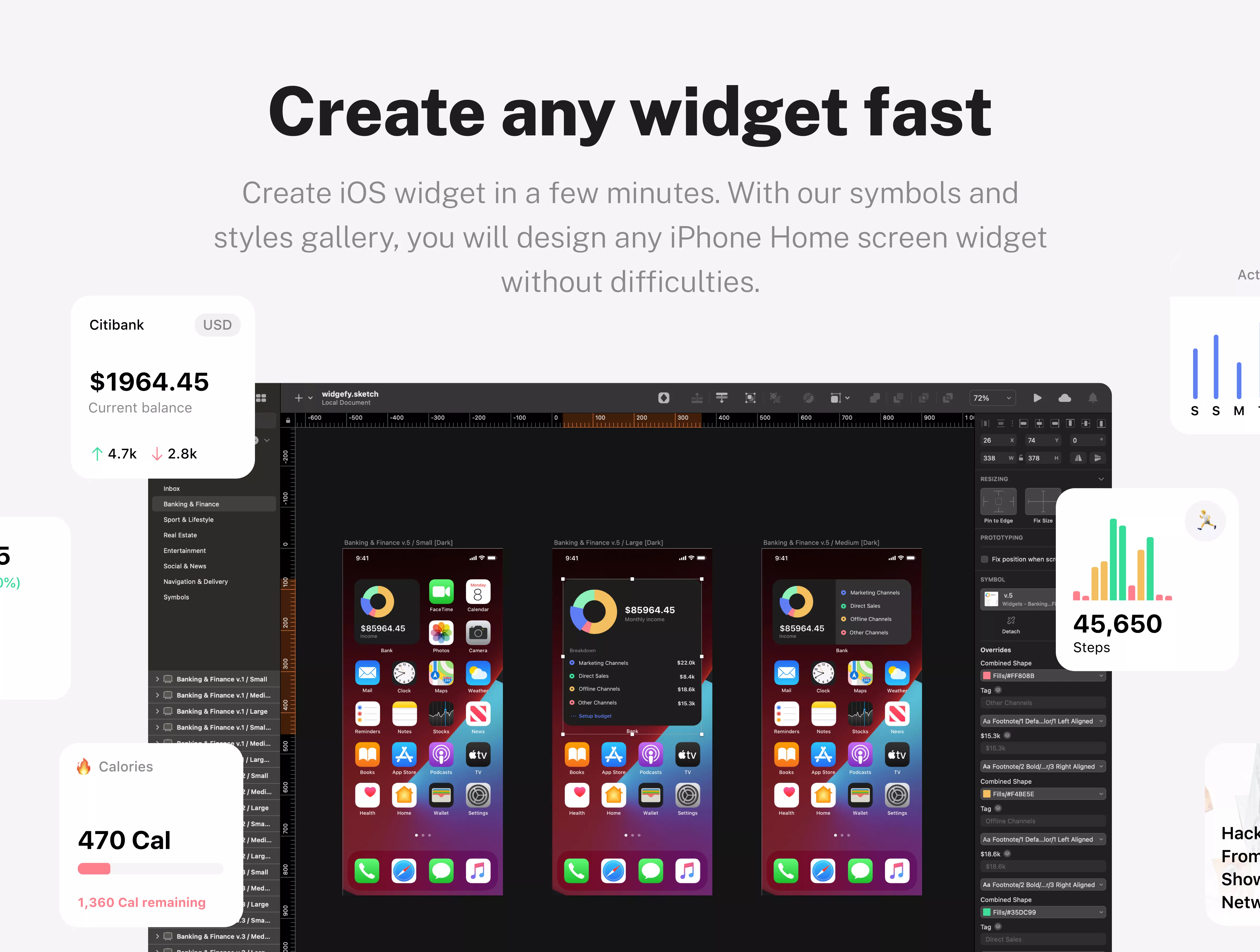 iOS Widgets Design iOS Widgets Design