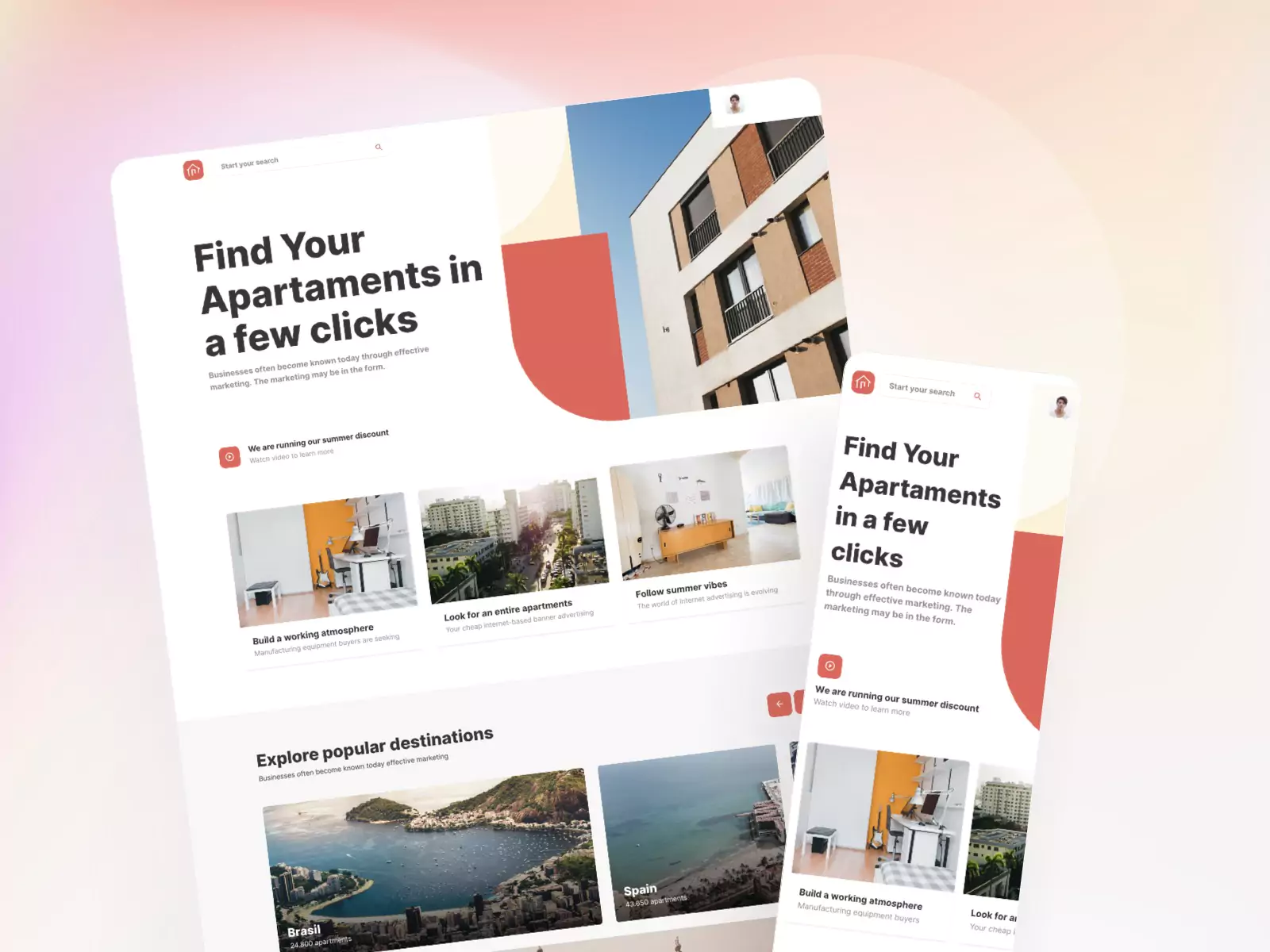 Roomsfy Web & Mobile UI Kit is Here  🎊🎉