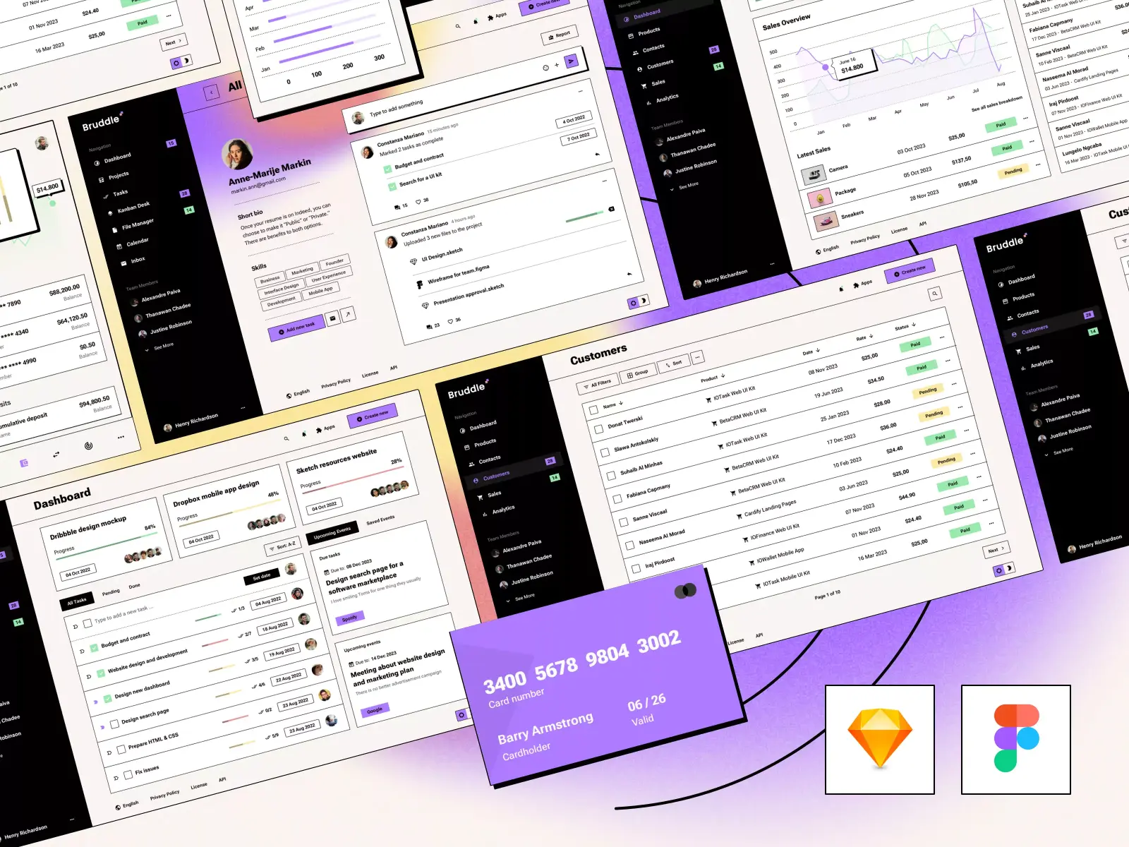 Bruddle UI kit updated